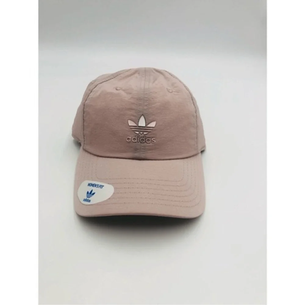 Adidas Originals Womens Baseball Cap Pink Mauve Nylon Trefoil Hat‎ LP6629 OSFW